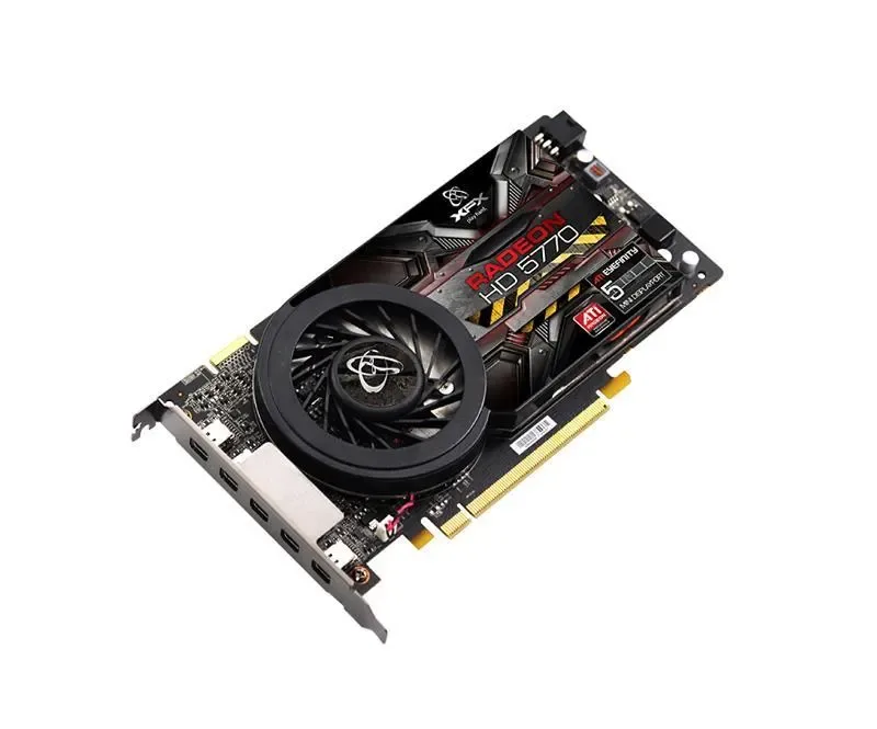 HD-577X-Z5F3 - XFX Radeon HD 5770 1GB GDDR5 128-Bit 5x mini DisplayPort PCI Express 2.1 x16 Video Graphics Card