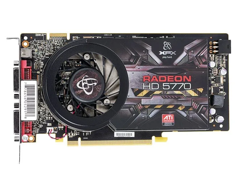 HD-577X-Z5FH - XFX Radeon HD 5770 1GB PCI Express 2.1 Mini-DisplayPort Video Graphics Card