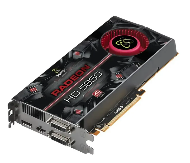 HD-585A-ZNFV - XFX Radeon HD 5850 1GB 256-Bit GDDR5 PCI Express 2.0 x16 HDCP Ready/ CrossFire Supported Video Graphics Card