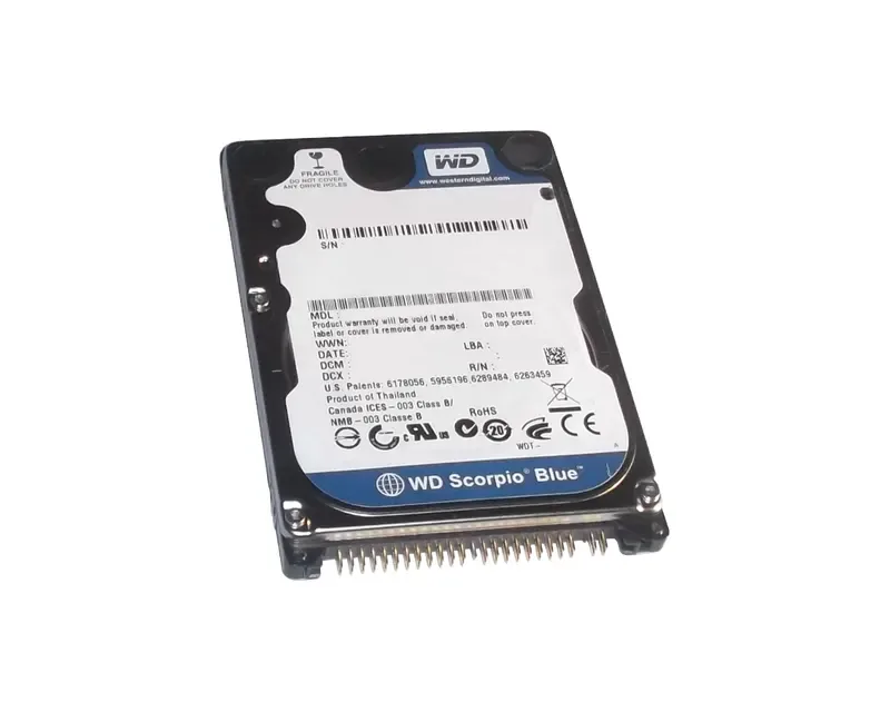 HD-WD80BVE - Western Digital Scorpio Blue 80GB 5400RPM ATA-100 8MB Cache 2.5-inch Hard Drive