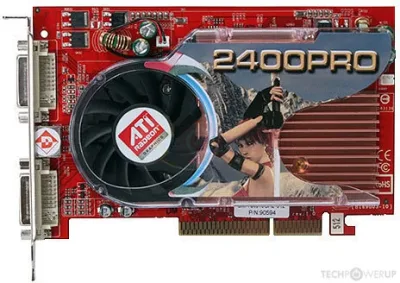 HD2400 - ATI Radeon PRO 256MB DDR2 PCI Express Video Graphics Card