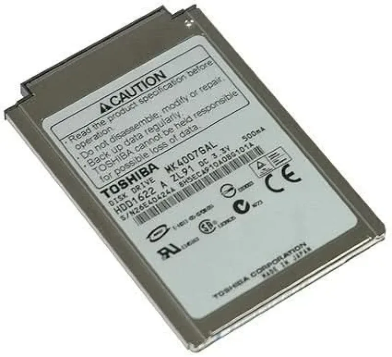 HDD1488A - Toshiba 20GB 4200RPM ATA-100 2MB Cache 1.8-inch Hard Disk Drive