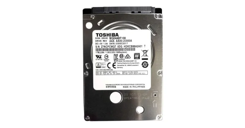 HDD1F06S - Toshiba 80GB 5400RPM SATA 1.5GB/s (Micro-SATA) 8MB Cache 1.8-inch Hard Disk Drive