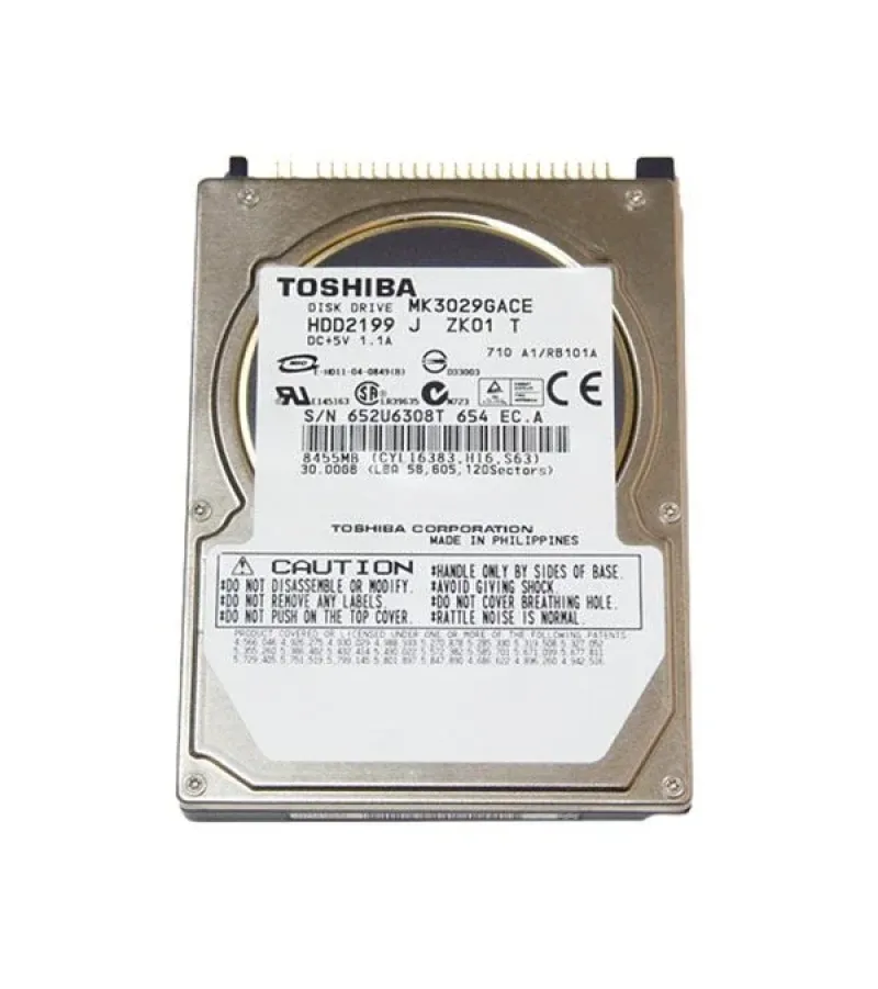 HDD2149S - Toshiba Toshoba 12GB 4200RPM IDE Ultra ATA-66 1MB Cache 9.5mm 2.5-Inch Laptop Hard Drive