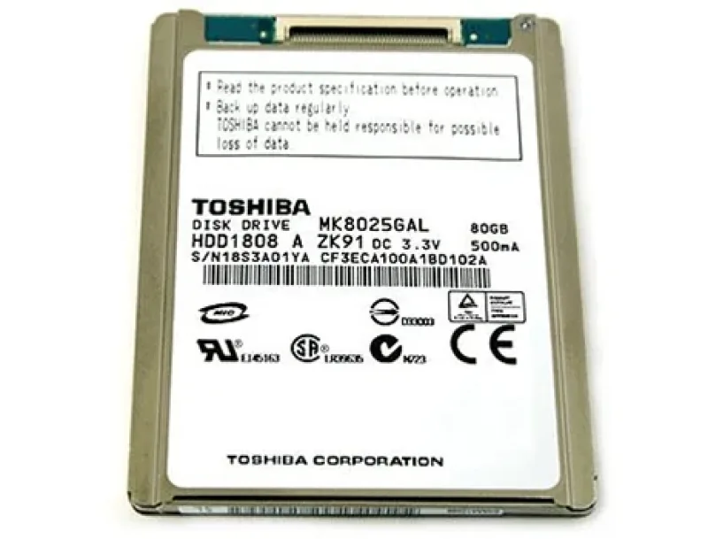 HDD2188U - Toshiba 80GB 4200RPM ATA-100 8MB Cache 2.5-inch Hard Disk Drive