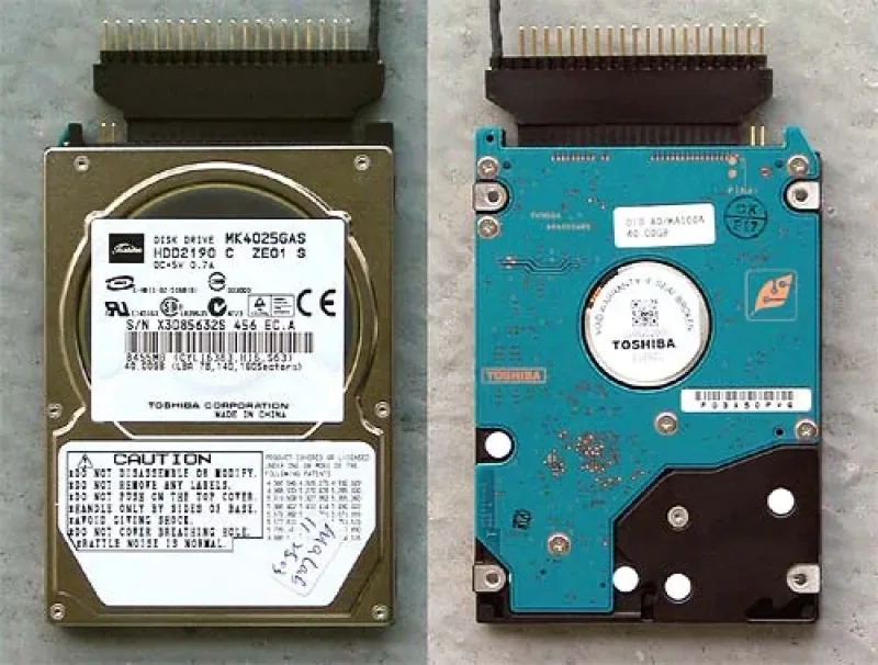 HDD2194V - Toshiba 60GB 5400RPM ATA-100 16MB Cache 2.5-inch Hard Disk Drive
