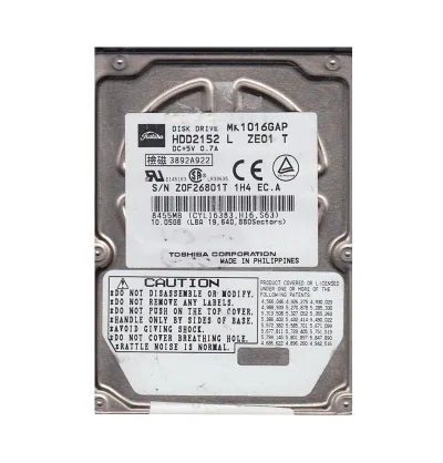 HDD2D15 - Toshiba 80GB ATA-100 5400RPM 2.5-inch 9.5mm SuperSlim Hard Disk Drive