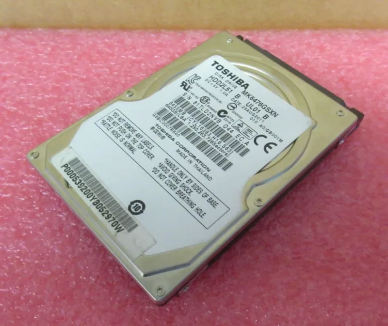 HDD2F53 - Toshiba 640GB 16MB Cache 7200RPM SATA 3GB/s 2.5-inch Hard Disk Drive