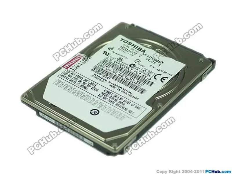 HDD2H22S - Toshiba 400GB 5400RPM SATA (SATA-II) 3GB/s 8MB Cache Super Slimline 9.5mm 2.5-Inch Notebook Hard Disk Drive