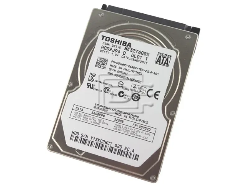 HDD2H74 - Toshiba 250GB 5400RPM SATA 3GB/s 8MB Cache 2.5-inch Hard Disk Drive