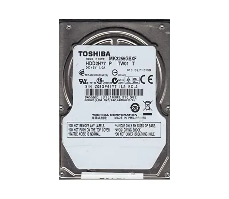 HDD2H77 - Toshiba 320GB 5400RPM SATA 3Gb/s 2.5-inch Hard Drive