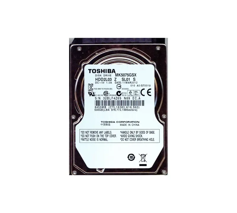 HDD2L03 - Toshiba 500GB 5400RPM 8MB Cache 2.5-inch SATA 3GB/s Laptop Drive