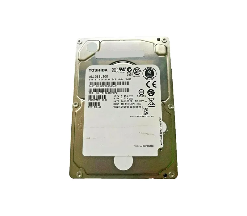 HDE8C03GEA51 - Toshiba 300GB 10000RPM SAS 6GB/s 64MB Cache 3.5-inch Hard Drive