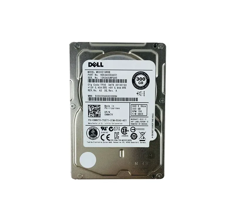 HDEAA00DAA51 - Toshiba Enterprise 300GB 15K RPM SAS 6GB/s 32MB Cache 2.5-inch Hard Drive