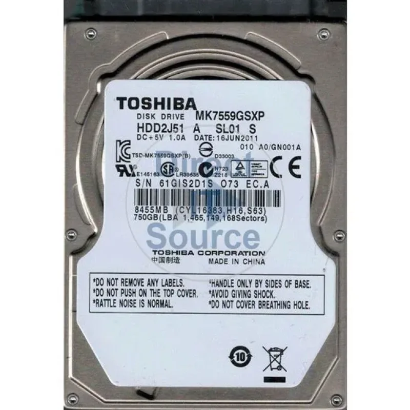 HDEPS10GEA51F - Toshiba 6TB 7200RPM SATA 6Gb/s 128MB Cache 3.5-inch NL Internal Hard Drive