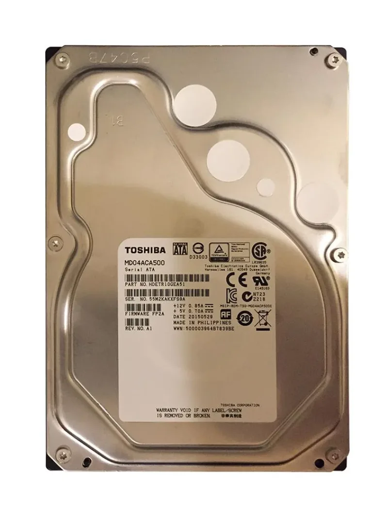 HDETS10GEA51F - Toshiba 6TB 7200RPM SATA 6Gb/s 128MB Cache 3.5-inch Hard Drive
