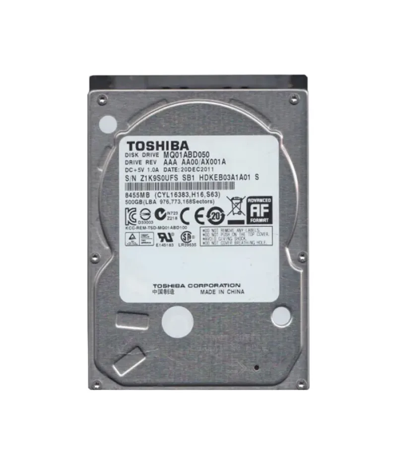 HDKEB03A1A01 - Toshiba 500GB 5400RPM SATA 3Gb/s 2.5-inch Hard Drive