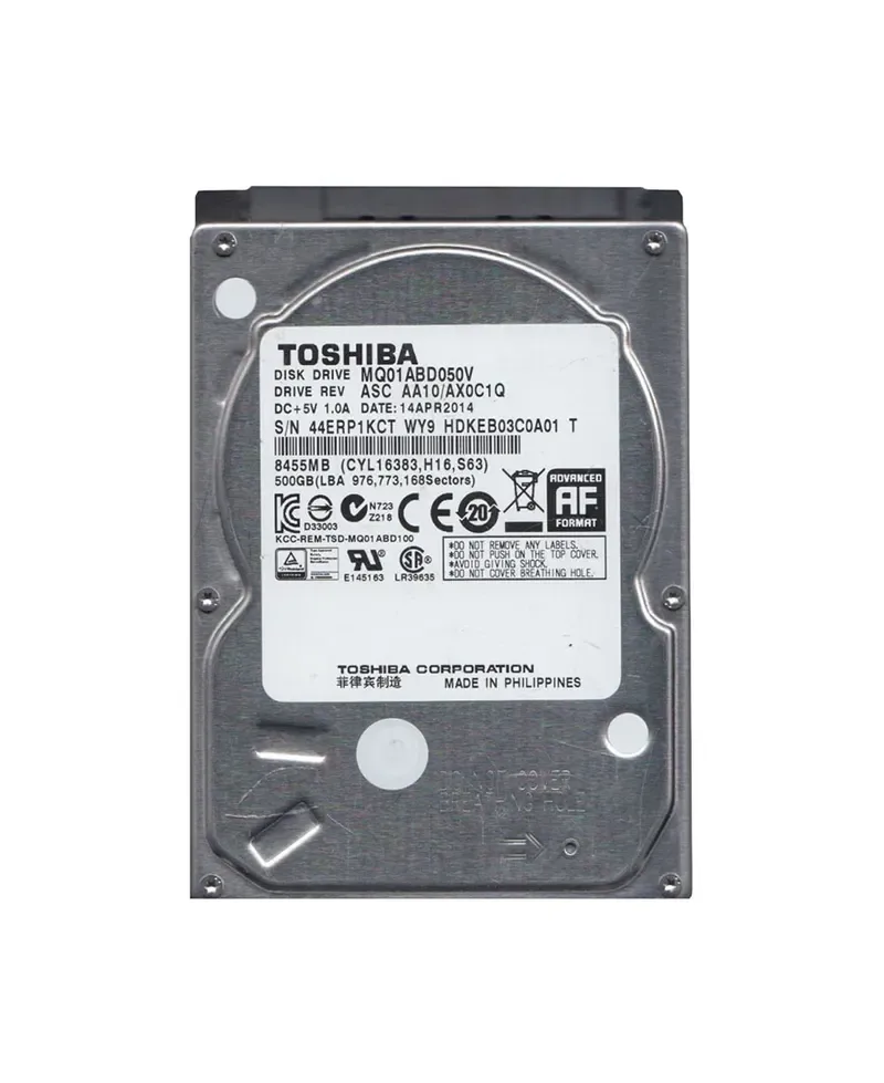 HDKEB03C0A01 - Toshiba 500GB 5400RPM SATA 3Gb/s 2.5-inch Hard Drive