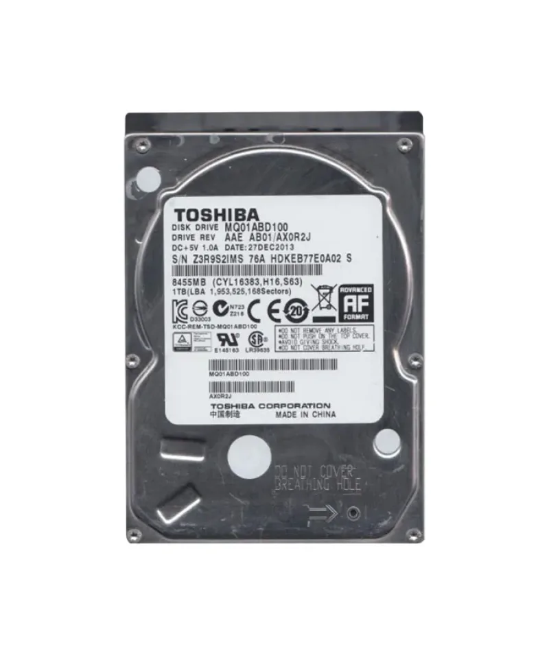 HDKEB77E0A02 - Toshiba 1TB 5400RPM SATA 3Gb/s 2.5-inch Hard Drive