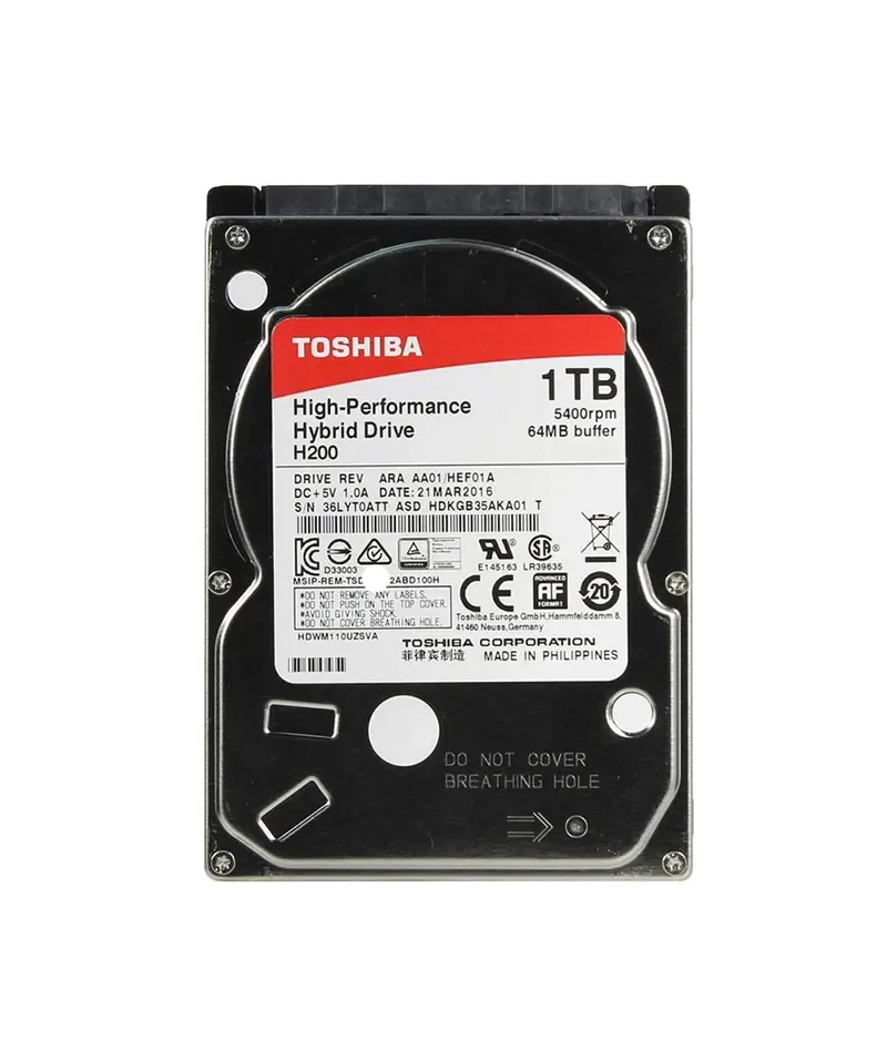 HDKGB35AKA01 - Toshiba 1TB 5400RPM SATA 6Gb/s 2.5-inch Hard Drive