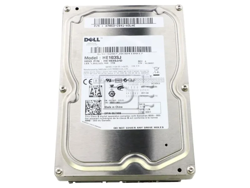 Samsung HE103SJ/D 1TB 7200RPM SATA 3Gb/s 3.5-inch Hard Drive