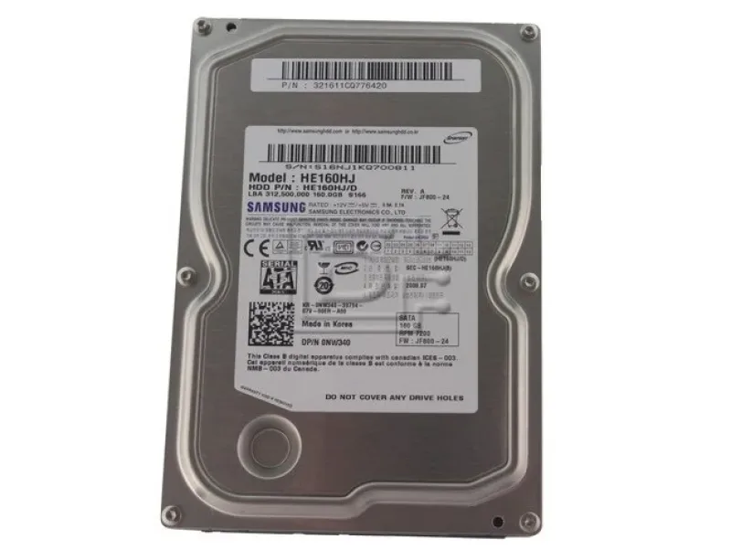 Samsung HE160HJ/D Spinpoint 160GB 7200RPM SATA 3Gb/s 16MB Cache 3.5-inch Hard Drive