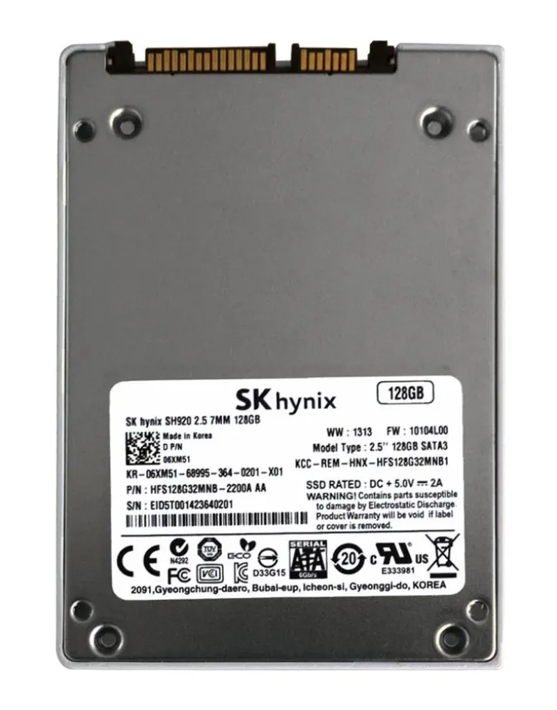 HFS128G32MNB - Hynix 128GB SATA 2.5-inch Solid State Drive for Latitude E7440 E6440 E6540 E5440 E5540