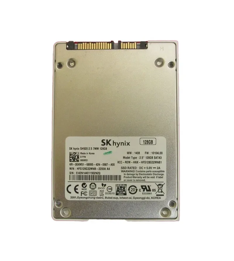 HFS128G32MNB-2200A - Hynix SH920 128GB Multi-Level Cell (MLC) SATA 6Gb/s 2.5-inch Solid State Drive