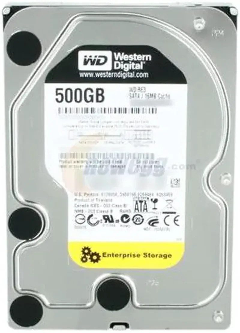 Western HGNNNT2MAB Western Digital HGNNNT2MAB RE3 500GB 7200RPM SATA 3Gb/s 16MB Cache 3.5-Inch Enterprise Hard Drive. In Stock