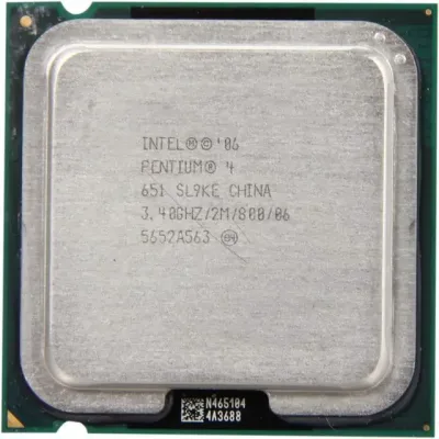 HHHH80552PG0962 - Intel Pentium 4 651 3.40GHz 800MHz FSB 2MB L2 Cache Socket LGA775 Processor