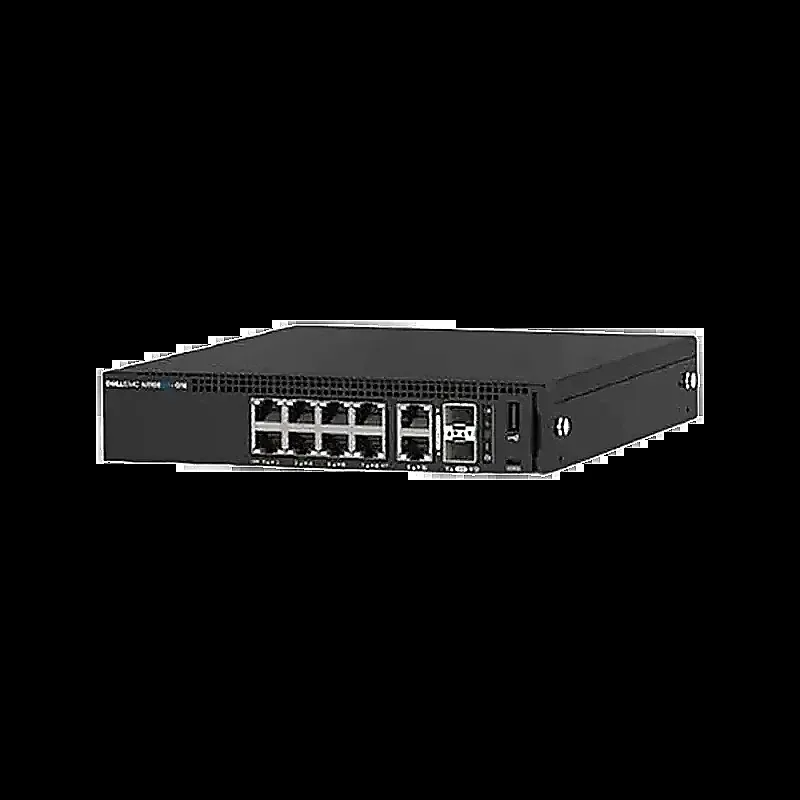 Dell HK2G1 Dell 0HK2G1 / HK2G1 PowerSwitch N1108EP-ON 8x Ports PoE+ 10/100/1000Base-T 2x SFP Ports Layer2 Managed GbE Network Switch