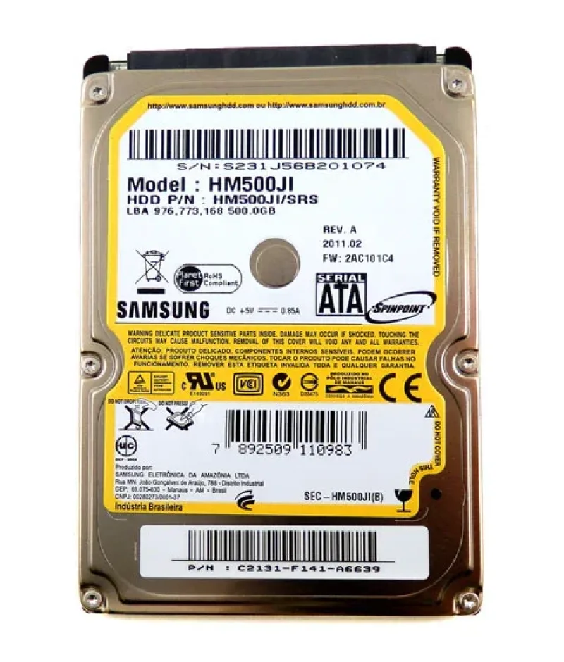 Samsung HM251JI/D Spinpoint M6 250GB 5400RPM SATA 1.5Gb/s 8MB Cache 2.5-inch Hard Drive