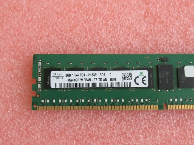 HMA41GR7MFR4N-TFTD - Hynix 8GB DDR4-2133MHz PC4-17000 ECC Registered CL15 288-Pin DIMM 1.2V Single Rank Memory Module