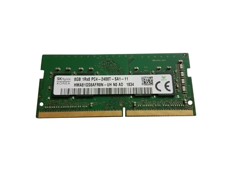HMA81GS6AFR8N-UH - Hynix 8GB DDR4-2400MHz PC4-19200 non-ECC Unbuffered CL17 260-Pin SoDimm Single Rank Memory Module