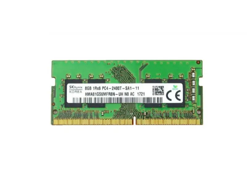 HMA81GS6MFR8N-UH - Hynix 8GB DDR4-2400MHz PC4-19200 non-ECC Unbuffered CL17 260-Pin SoDimm Single Rank Memory Module