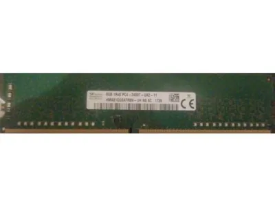 HMA81GU7MFR8N-UH - Hynix 8GB DDR4-2400MHz PC4-19200 ECC Unbuffered CL17 288-Pin DIMM 1.2V Single Rank Memory Module