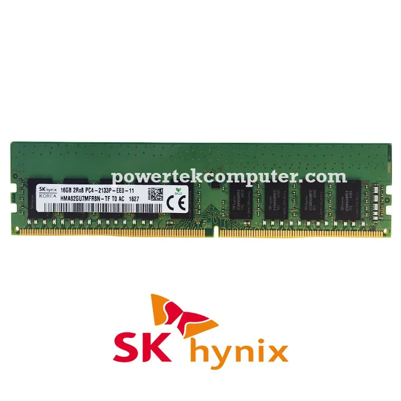 HMA82GS7MFR8N-TF - Hynix 16GB DDR4-2133MHz PC4-17000 ECC Unbuffered CL15 260-Pin SoDimm 1.2V Dual Rank Memory Module