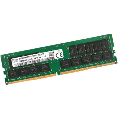 HMA84GR7AFR4N-VK - Hynix 32GB PC4-21300 DDR4-2666MHz ECC Registered CL19 288-Pin 1.2V Dual Rank DIMM Memory Module