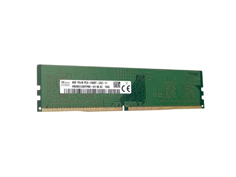 HMA851U6AFR6N-UH - Hynix 4GB DDR4-2400MHz PC4-19200 non-ECC Unbuffered CL17 288-Pin DIMM 1.2V Single Rank Memory Module