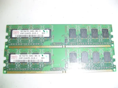 HMP112P7EFR8C-S6 - Hynix 1GB DDR2-800MHz PC2-6400 ECC Registered CL6 240-Pin DIMM Single Rank Memory Module