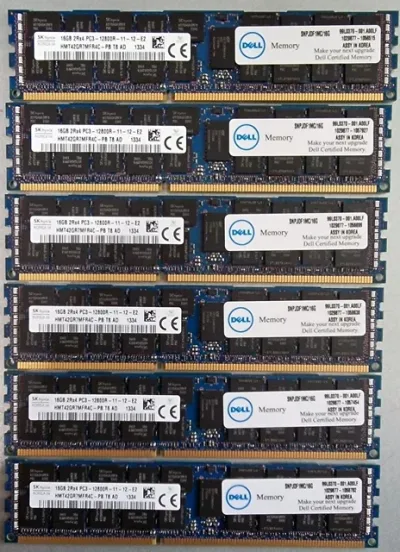 HMP125V7EFR4C-C4 - Hynix 2GB DDR2-533MHz PC2-4200 ECC Registered CL4 240-Pin DIMM Very Low Profile (VLP) Memory Module
