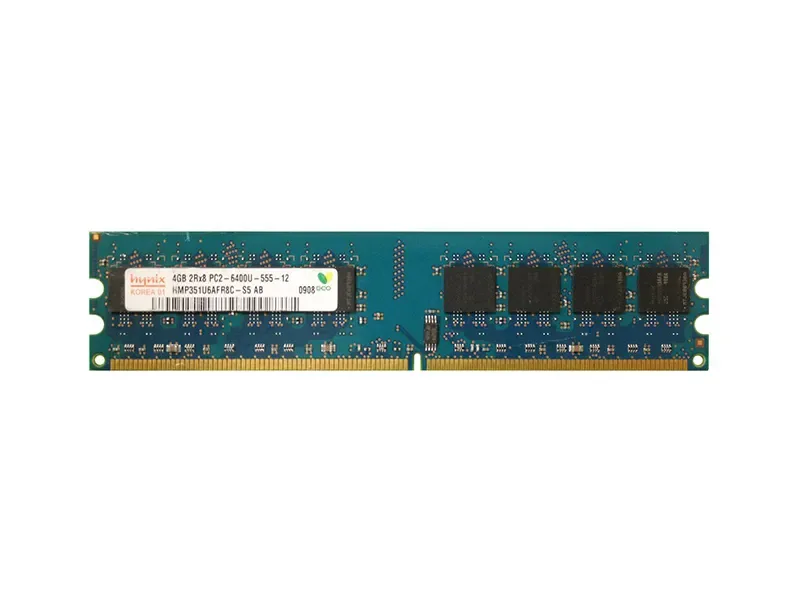 HMP351U6AFR8C-S5-AB - Hynix 4GB DDR2-800MHz PC2-6400 non-ECC Unbuffered CL5 240-Pin DIMM Dual Rank Memory Module