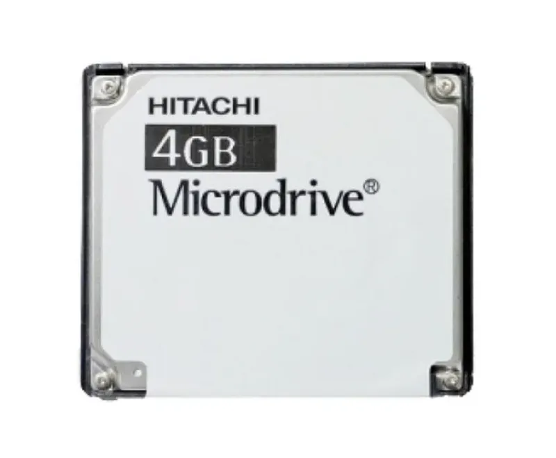 HMS360404DSCF00 - Hitachi Microdrive 4GB 3600RPM CompactFlash Type II 128KB Cache Removable Hard Drive