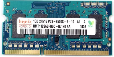 HMT112U7BFP8C-G7 - Hynix 1GB DDR3-1066MHz PC3-8500 ECC Unbuffered 240-Pin DIMM Single Rank Memory Module