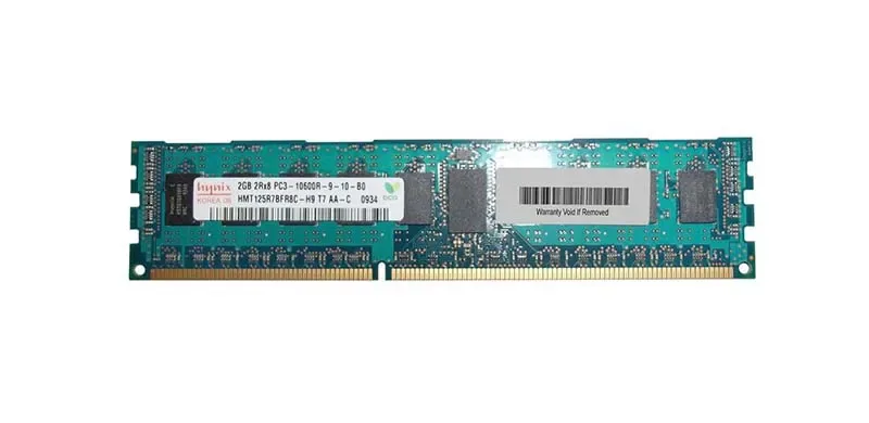 HMT125R7BFR8C-H9T7-AA-C - Hynix 2GB PC3-10600 DDR3-1333MHz ECC Registered CL9 RDIMM Dual-Rank Memory Module
