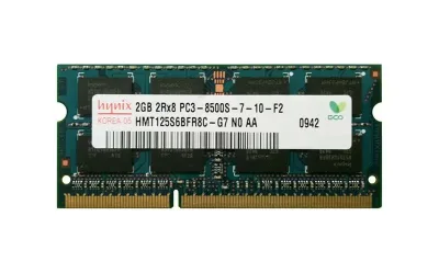 HMT125S6BFR8C-G7N0-AA - Hynix 2GB PC3-8500 DDR3-1066MHz non-ECC Unbuffered CL7 SoDIMM Dual-Rank Memory Module
