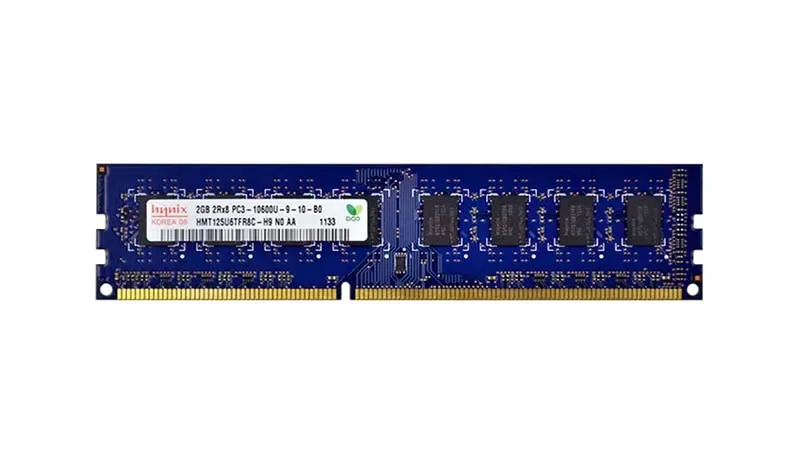 HMT125U6TFR8C-H9N0-AA - Hynix 2GB PC3-10600 DDR3-1333MHz non-ECC Unbuffered CL9 UDIMM Dual-Rank Memory Module