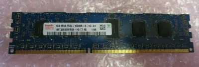 HMT125U7AFP8C-H9 - Hynix 2GB DDR3-1333MHz PC3-10600 ECC Unbuffered CL9 240-Pin DIMM Dual Rank Memory Module