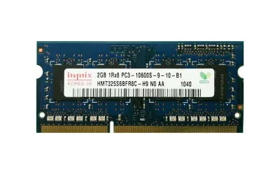 HMT325S6BFR8C-H9N0-AA - Hynix 2GB PC3-10600 DDR3-1333MHz non-ECC Unbuffered CL9 SoDIMM Single-Rank Memory Module