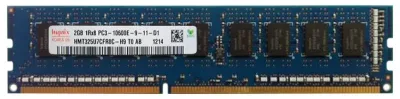 HMT325U7CFR8C-H9T0-AB - Hynix 2GB PC3-10600 DDR3-1333MHz ECC Unbuffered CL9 UDIMM Single-Rank Memory Module